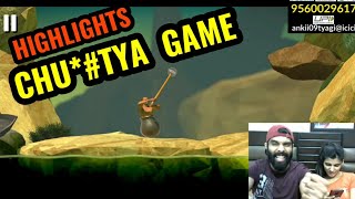 Getting over it Funny HIGHLIGHTS  ITNI GAALI😂😂 [upl. by Anwahsed]