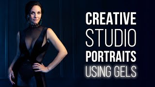 Creative Portraits Using Studio Strobes and Gels [upl. by Perlie]