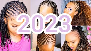 🔥💯2023 New Braids Hairstyles  Best Braids Hairstyles For Black Women🌟❤️ [upl. by Dusen334]