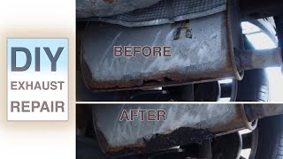 Fixing the EXHAUST leak EASY DIY [upl. by Anilatac]