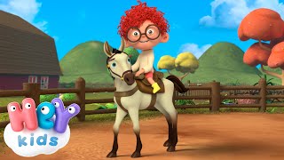 Paseo con mi caballo  Canciones de animales para niños  HeyKids  Canciones infantiles [upl. by Corrianne]