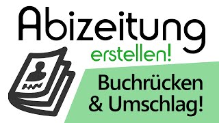 Abizeitung erstellen Umschlag amp Buchrücken anlegen  InDesign Grundlagen [upl. by Allsopp]