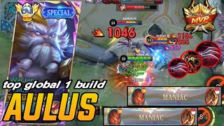 AULUS 100 DAMAGE HACK ‼️ BEST BUILD AULUS 2023  NEW TUTORIAL AULUS 2023  AULUS MLBB [upl. by Ogdon]