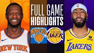 KNICKS at LAKERS  FULL GAME HIGHLIGHTS  December 18 2023 [upl. by Marigolda997]