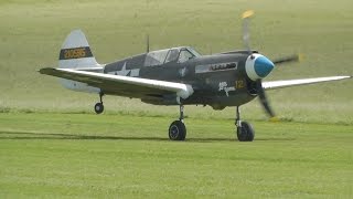 Curtiss P40 Kittyhawk Awesome flight DEMO [upl. by Nodroj]