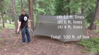 Basic Tarp Setup with the Superfly Tarp  Warbonnet Outdoors [upl. by Ole789]