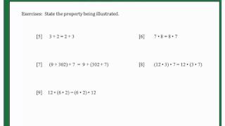 Properties Associative Commutative amp Distributive [upl. by Vasilek]