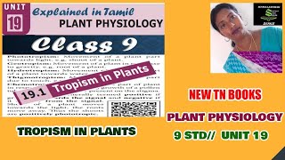 PLANT PHYSIOLOGY 1  TROPISM IN PLANTS  UNIT 19  9 TH STD  NEW TN BOOKS [upl. by Stonwin]