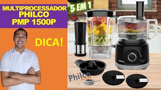 Multiprocessador de Alimentos Philco Preto  PMP1500P  VEJA  DETALHES [upl. by Barr]