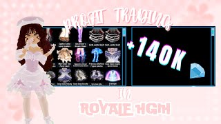 Earning OVER 140k In PROFITS From Royale High Trading [upl. by Vasily]