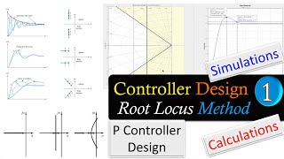 Root Locus Design Method 💡 P Controller Design 💡 Calculations amp MATLAB Simulations 🌟 Example 1 [upl. by Adams]