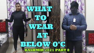 WHAT TO WEAR AT BELOW 0°C  WHAT TO WEAR IN SNOWY WEATHER  DECATHLON JACKET REVIEW  KASHMIR 2021 [upl. by Seiter]