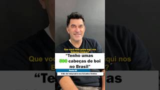 Depois de anos nos Estados Unidos ele tem várias fazendas no Brasil brasileirosnoeua imigrantebr [upl. by Rudiger]