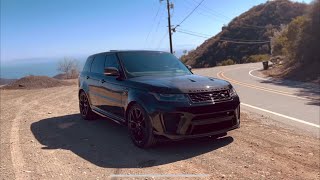 2022 Range Rover Sport SVR Carbon Edition  Walkaround and revs [upl. by Pessa]