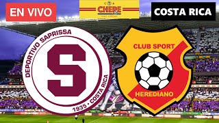 SAPRISSA VS HEREDIANO EN VIVO Jornada 13 Liga Promerica 2024 [upl. by Jolee641]