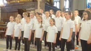 Mon bateau de papier chorale Airs du Temps Pont lEvêque Eglise St Sépulchre Londres 14052016 [upl. by Eelik]