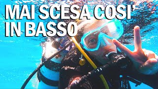 MAI SCESA COSI IN BASSO immersione profonda allisola dElba [upl. by Cedric]