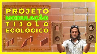 Projeto modulação tijolo ecológico [upl. by Nolubez]