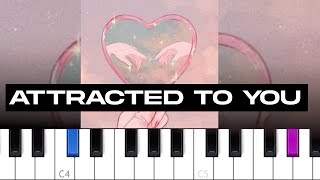 PinkPantheress  Attracted To You Piano tutorial [upl. by Katrinka484]