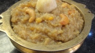 கோவில் சக்கரை பொங்கல்  Sakarai Pongal In Tamil  Jaggery Pongal  Gowri Samayalarai [upl. by Onivag426]