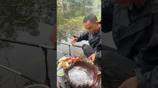 The unique meal right after catching fish of rural fisherman 10 [upl. by Yale]