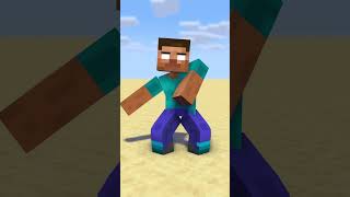 HELP Herobrine to dance Thank you  Minecraft Animation herobrine shortsviral [upl. by Yorled]