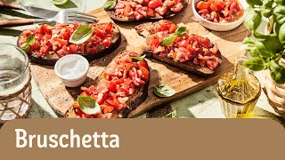 Bruschetta mit Tomaten – der italienische Klassiker 🍅  REWE Deine Küche [upl. by Dulla]