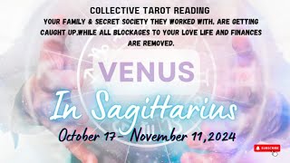 VENUS IN SAGITTARIUS OCT 17 NOV 112024 FREEDOM amp OPTIMISM IN ❤️ RELATIONSHIPS AND OUR FINANCES [upl. by Iclek204]