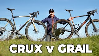 Specialized Crux v Canyon Grail Which is the best gravel bike [upl. by Arekat592]