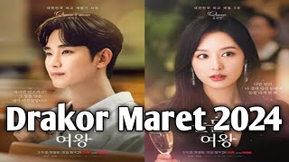 6 Drama Korea yang Akan Tayang Maret 2024 Ada Suho EXO [upl. by Aisatna]