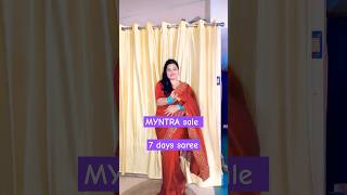 Myntra saree haul myntrasareehaul saree ytshorts myntrahaul [upl. by Rog]