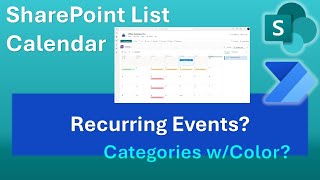 How to Create a SharePoint List Calendar with Category Colors and Recurring Events [upl. by Lot969]