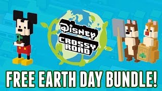 Disney Crossy Road FREE EARTH DAY BUNDLE  Lilo And Stitch Update April 2017 [upl. by Amak899]