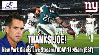 New York Giants Live Stream Today 1145am EST Why I now OFFICIALLY DISLIKE Joe Schoen [upl. by Petromilli]