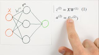 Neural Networks Demystified Part 2 Forward Propagation [upl. by Ayek169]