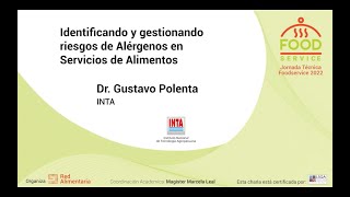 Identificando y gestionando riesgos de Alérgenos en Servicios de Alimentos [upl. by Elmer]