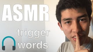 ASMR đź‘„Trigger Words đź‘„ Sleep Tingles sk sk  Mouth Sounds [upl. by Icam]