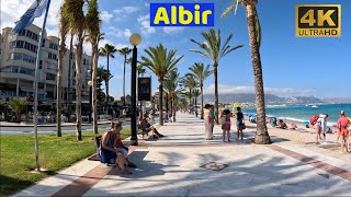 4K Albir near Benidorm Alicante Costa Blanca Spain⎮Promenade Walking Tour⎮July 2023 🇪🇸 [upl. by Oniger]