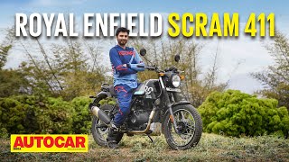 2022 Royal Enfield Scram 411 review  The everyday Himalayan  First Ride  Autocar India [upl. by Anitnegra]