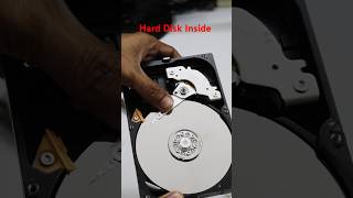 Inside Hard disk techtips computercomponent computer hdd harddisk [upl. by Lukash426]