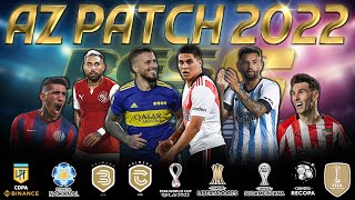 ✅ PARCHE OFICIAL ARGENTINO 2022  AZPATCH  PES 6 ⚽ 1832022 [upl. by Kevon]