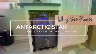 ANTARCTIC STAR 36 Bottle Wine Cooler Review [upl. by Zeugirdor242]