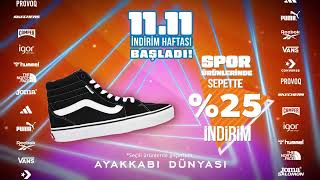 Ayakkabı Dünyasında spor ürünlerde 1111 indirim günleri başladı 📣 [upl. by Dahsra]