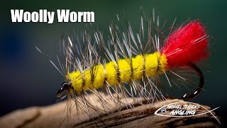 The Woolly Worm  classic trout fly tying [upl. by Bordie]