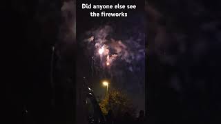 Did any of you see the fireworks on November 3rd say in the comments [upl. by Anawak153]