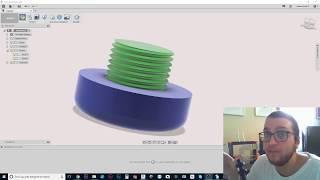 Tutorial Autodesk Fusion 360  Modellare Filettature per la stampa 3D [upl. by Dimmick]