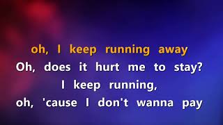 Running  Norah Jones Karaoke HQ [upl. by Hines]