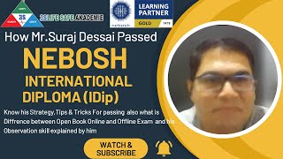 NEBOSH International Diploma Success Story  Tips for Passing NEBOSH IDip on First Attempt [upl. by Holmun877]