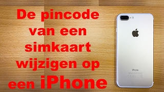 De pincode van een simkaart wijzigen op een iPhone [upl. by Ffoeg]