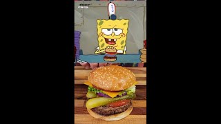 Tasty Trio Takeover Krabby Patty vs Pasta Puttanesca vs Oggys Fries spongebob mrkrabs oggy [upl. by Niasuh595]